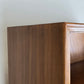 VINTAGE REGAL bücher holz nussbaum schrank bücherregal büro aktenschrank 1950er