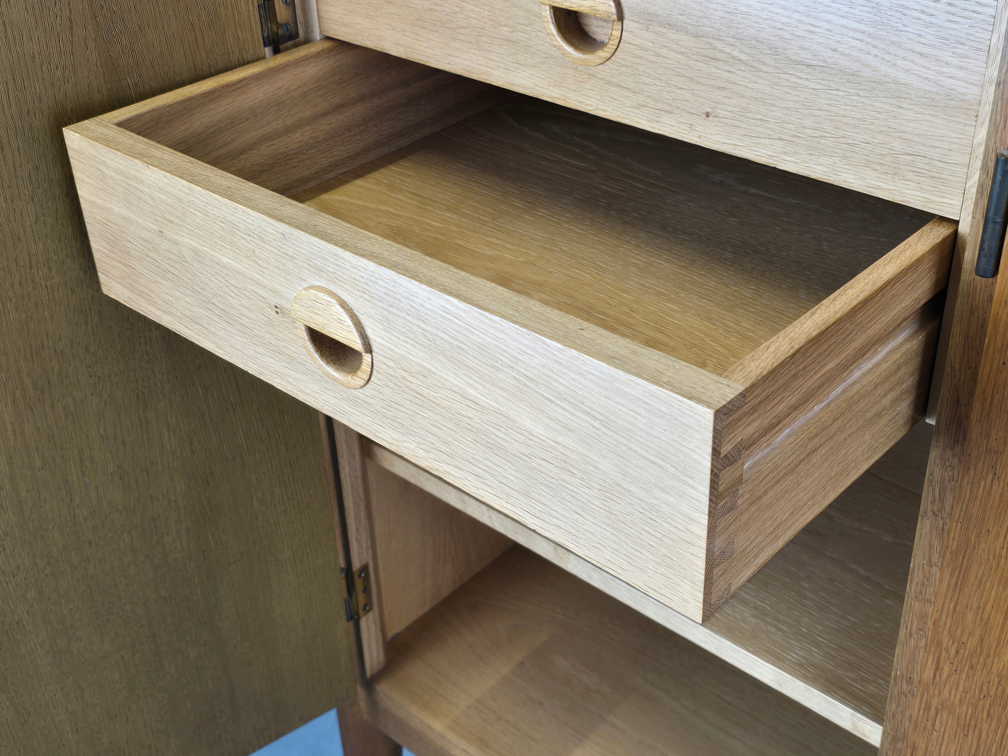 DÄNISCH SIDEBOARD eiche kommode highboard schrank vintage 1960er