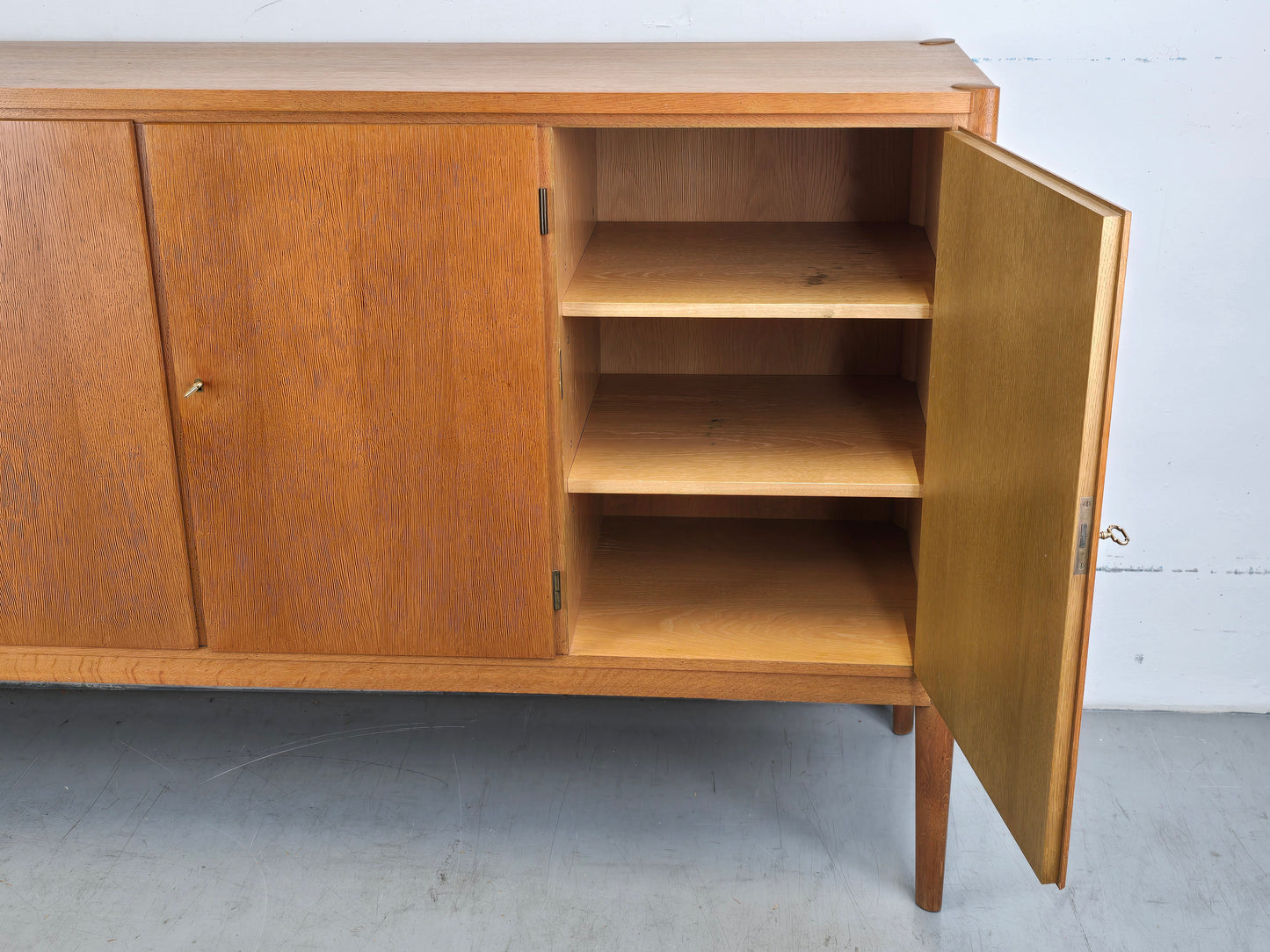 DÄNISCH SIDEBOARD eiche kommode highboard schrank vintage 1960er