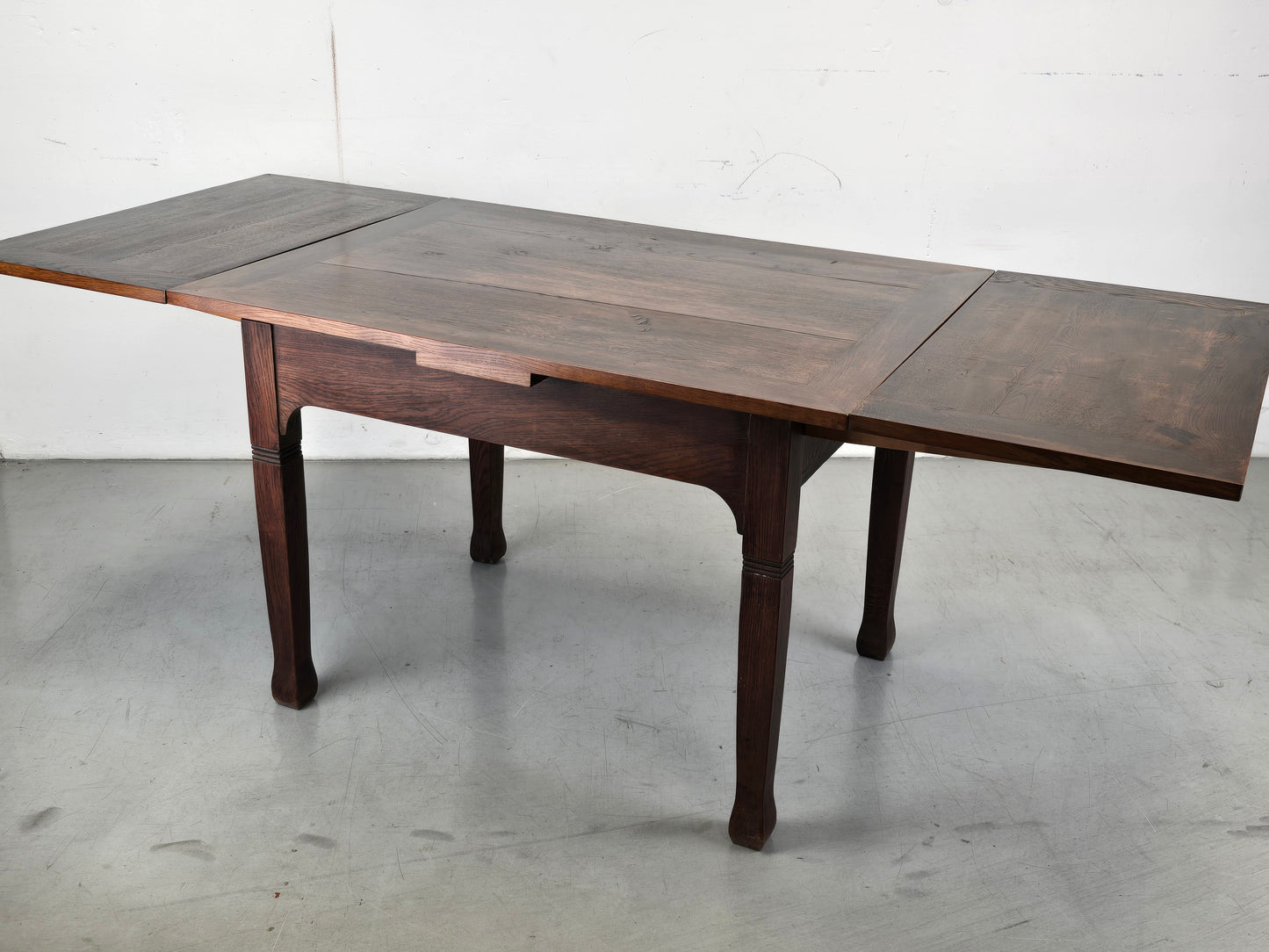 ANTIK EICHE TISCH esstisch küche schreibtisch vollholz vintage ausziehbar