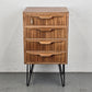 VINTAGE ABLAGE schubladen kommode nachttisch holz 1960er teak mid century