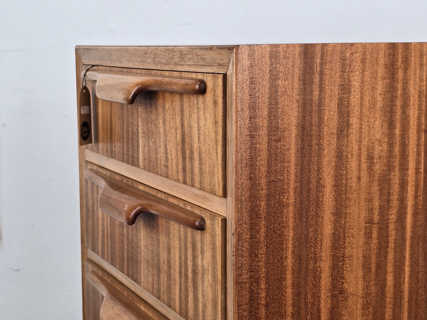 VINTAGE ABLAGE schubladen kommode nachttisch holz 1960er teak mid century