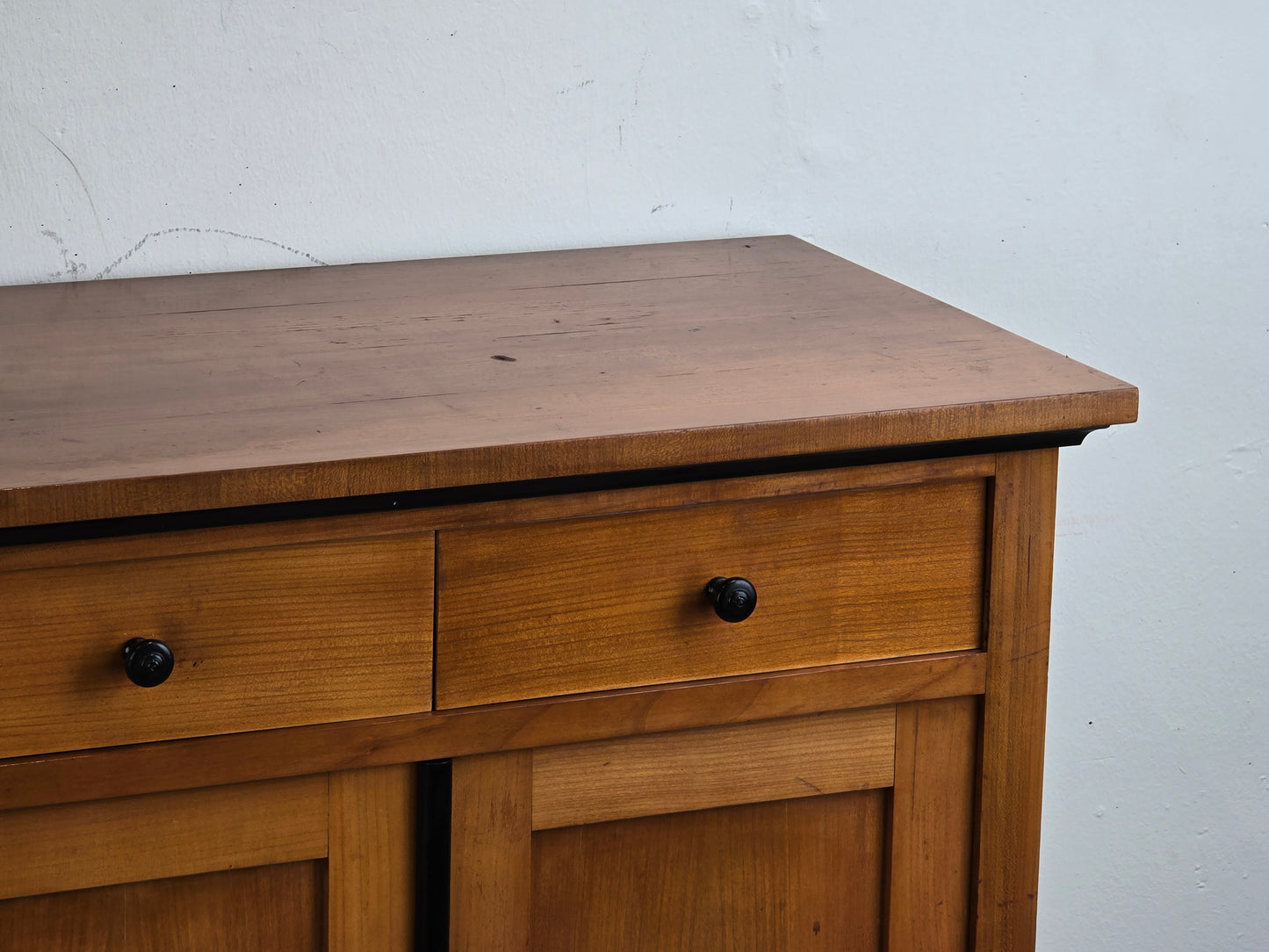 VINTAGE SIDEBOARD kommode holz tv vollholz antik kirsch Schubladen