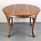 VINTAGE ESSTISCH rund oval holz nussbaum ausziehbar küche esszimmer