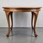VINTAGE ESSTISCH rund oval holz nussbaum ausziehbar küche esszimmer