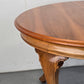 VINTAGE ESSTISCH rund oval holz nussbaum ausziehbar küche esszimmer
