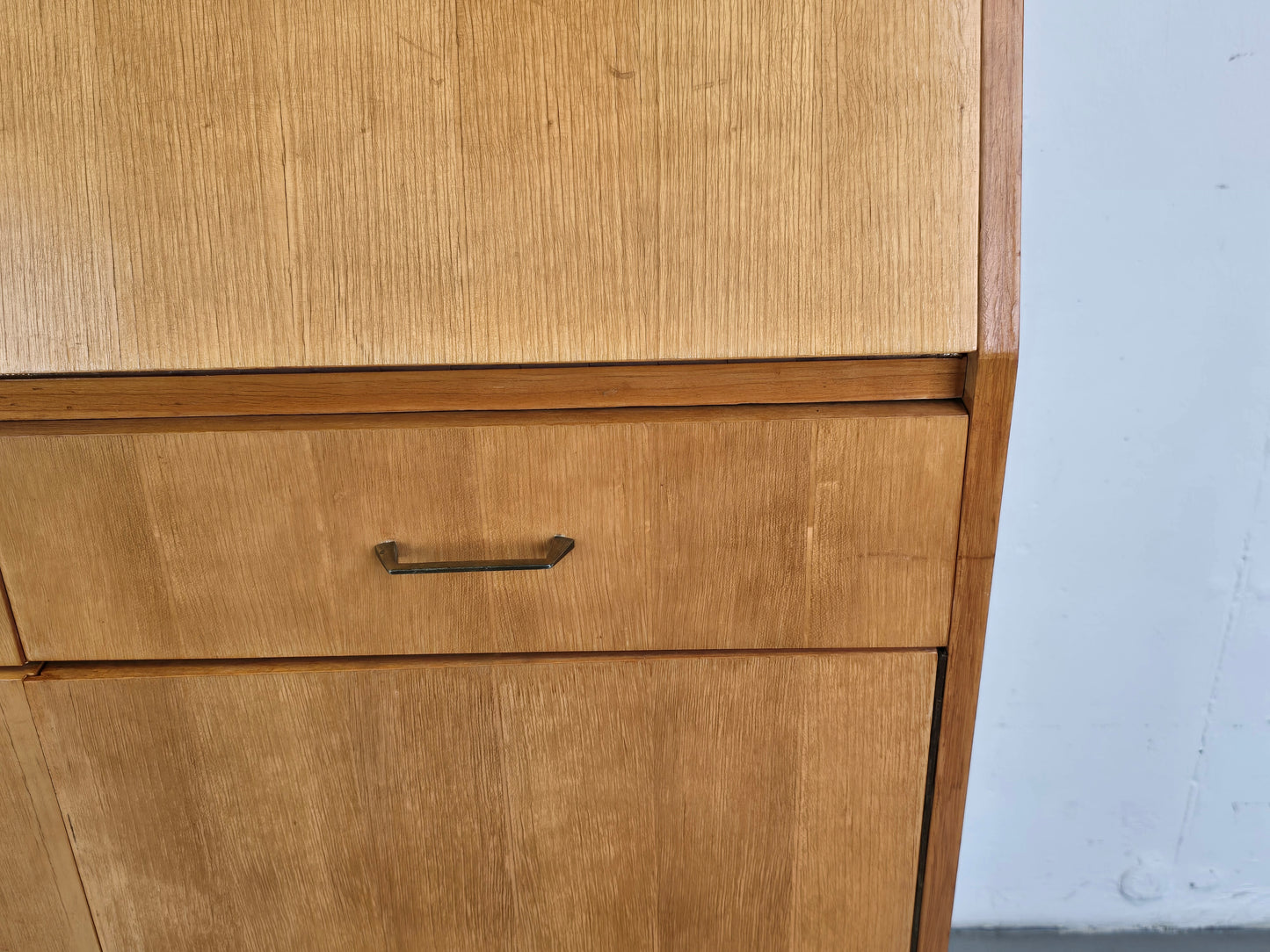 MID CENTURY SEKRETÄR kommode holz 1960er vintage minibar schreibtisch