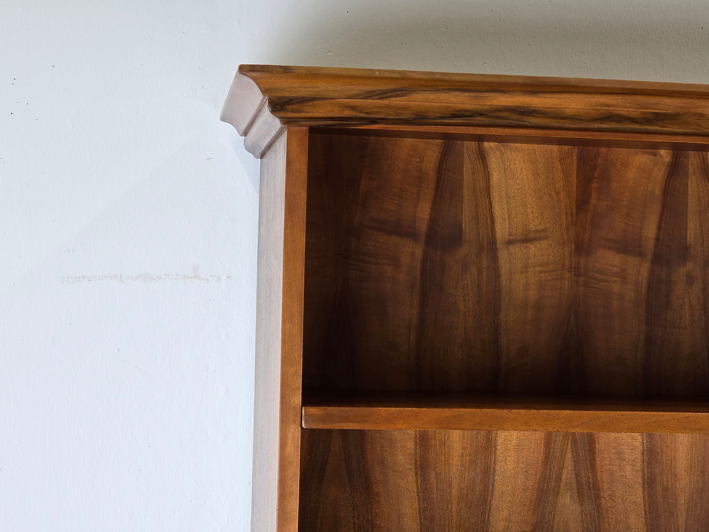 VINTAGE BÜCHERREGAL regal nussbaum holz schrank bücher Bibliothek antik