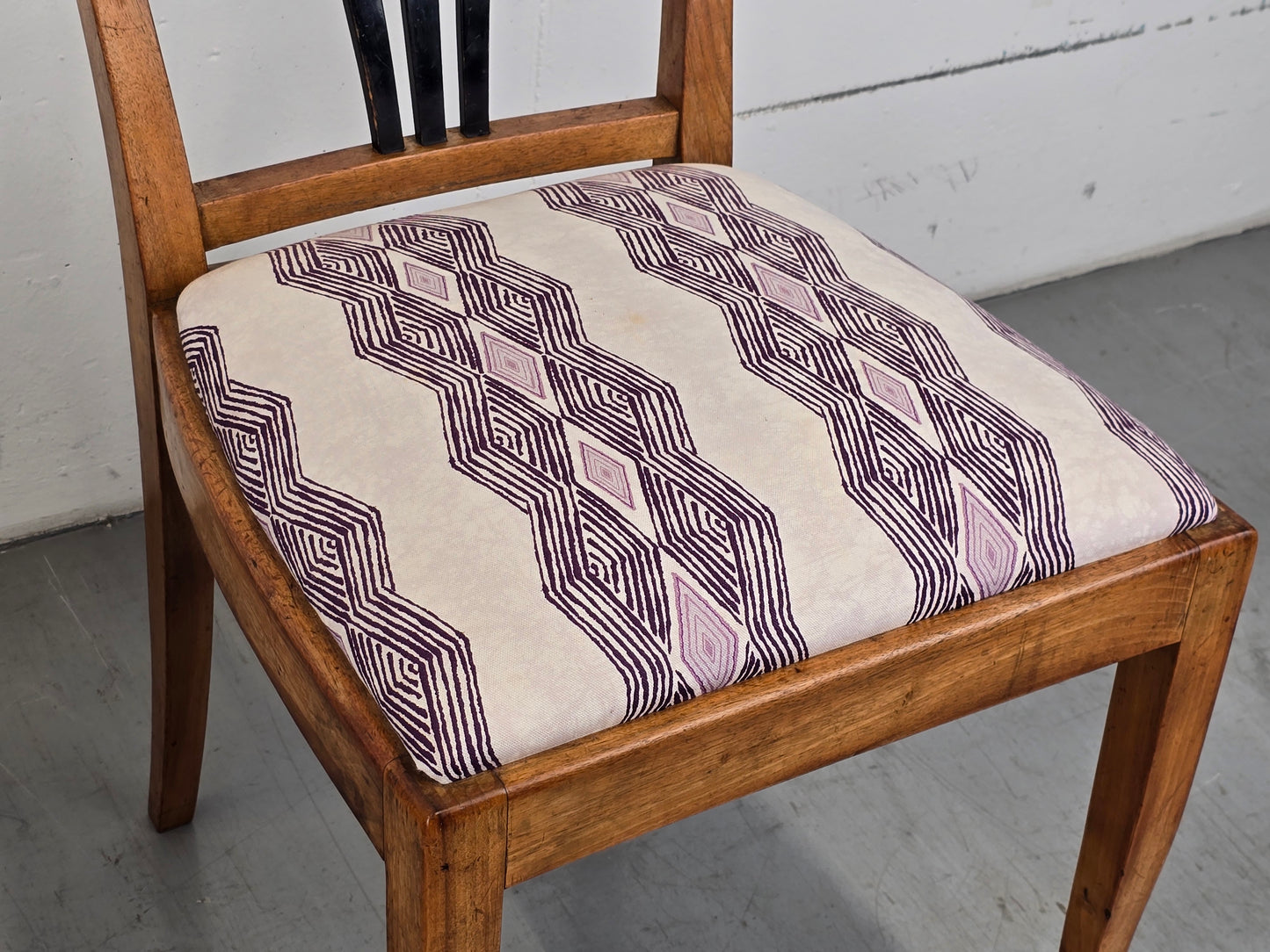 BIEDERMEIER STÜHLE stuhl muster bezug holz antik vintage esszimmer küche