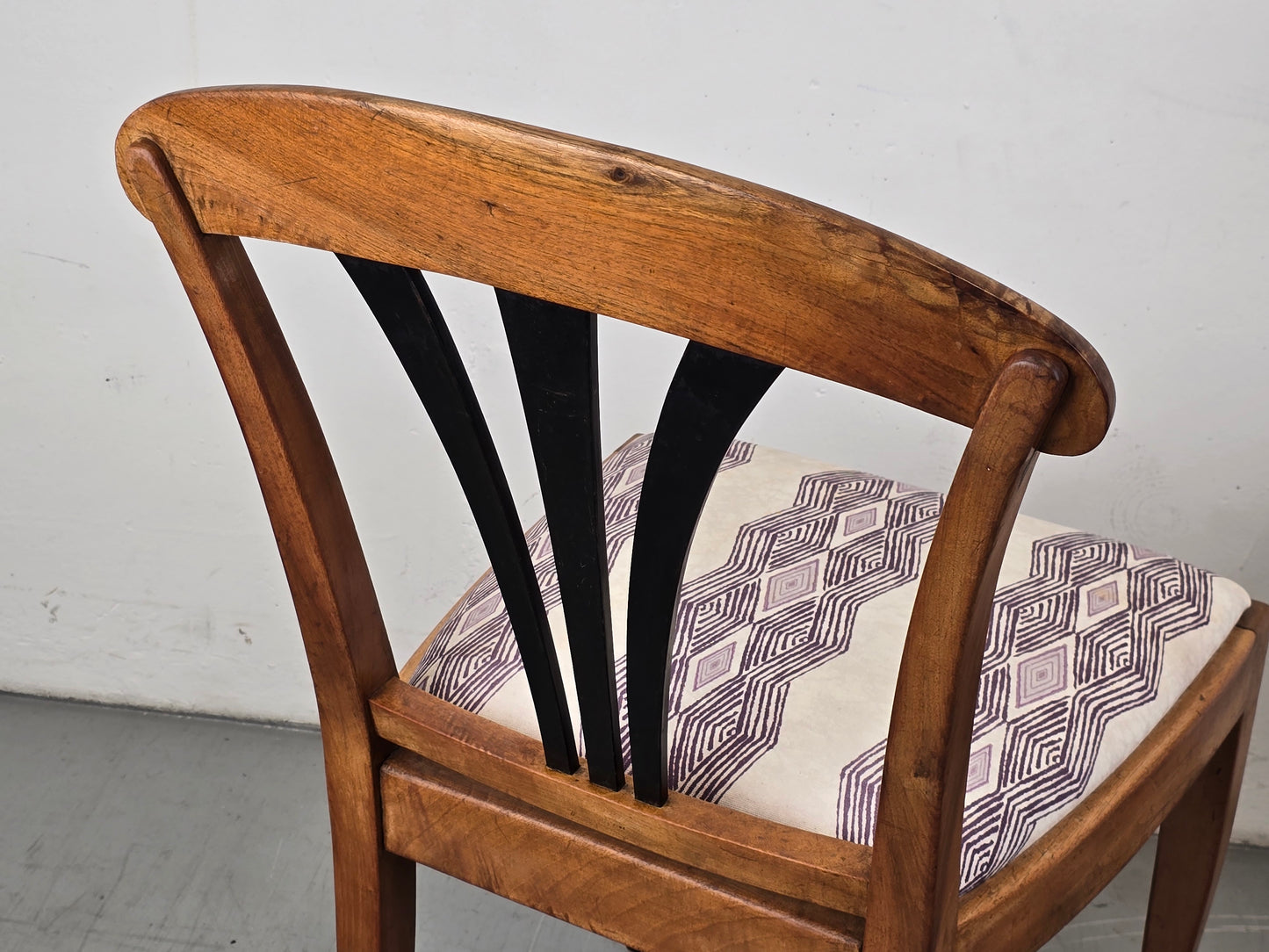 BIEDERMEIER STÜHLE stuhl muster bezug holz antik vintage esszimmer küche