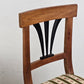 BIEDERMEIER STÜHLE stuhl muster bezug holz antik vintage esszimmer küche