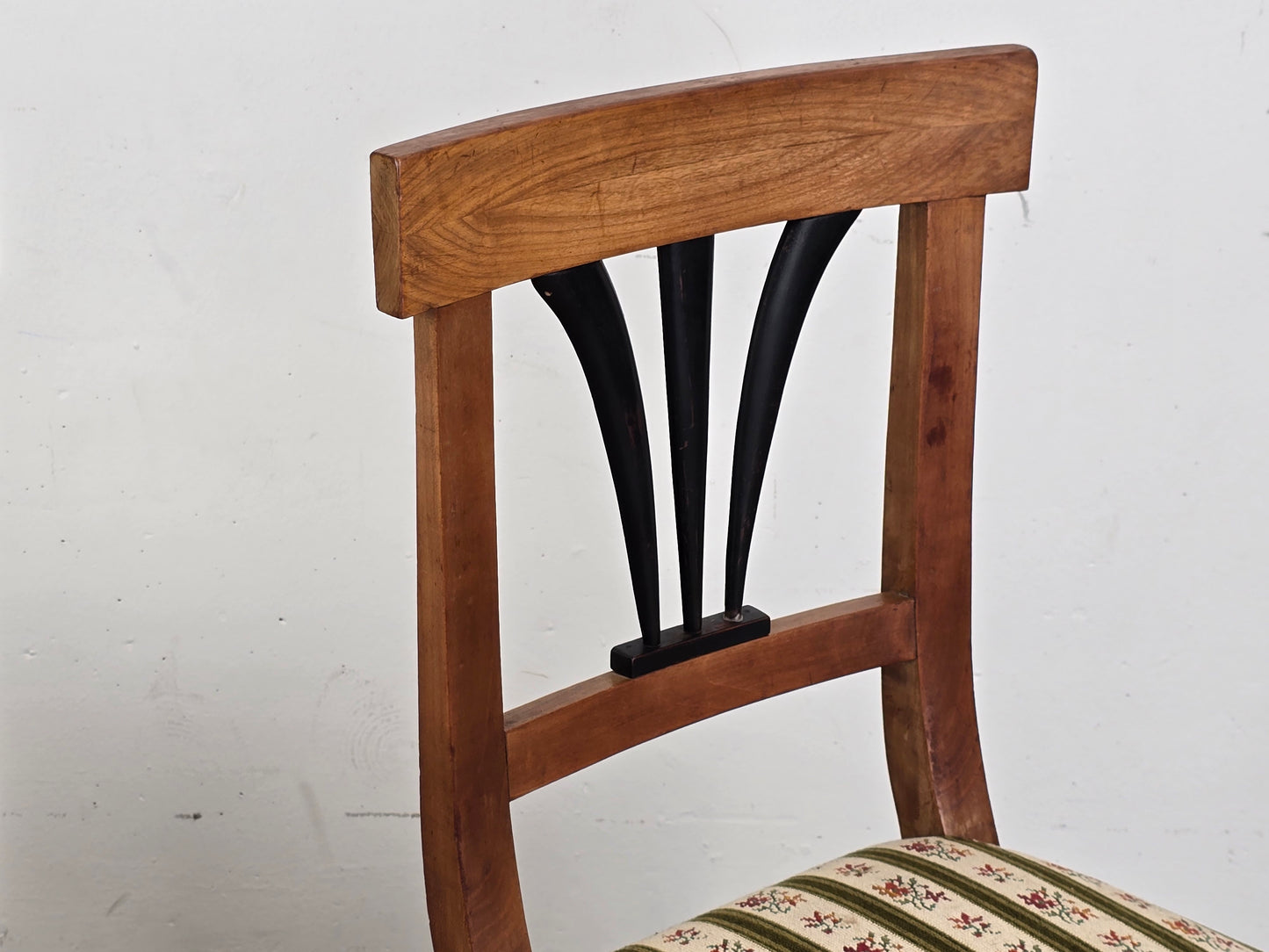 BIEDERMEIER STÜHLE stuhl muster bezug holz antik vintage esszimmer küche