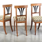 BIEDERMEIER STÜHLE stuhl muster bezug holz antik vintage esszimmer küche