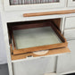 MUSTERRING KÜCHENSCHRANK büffet vintage weiß vitrine schrank mid century