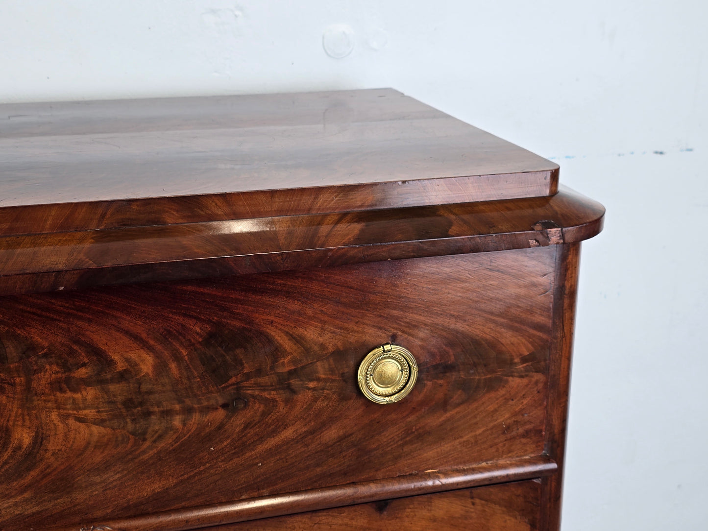 BIEDERMEIER KOMMODE antik nussbaum holz schubladen vintage