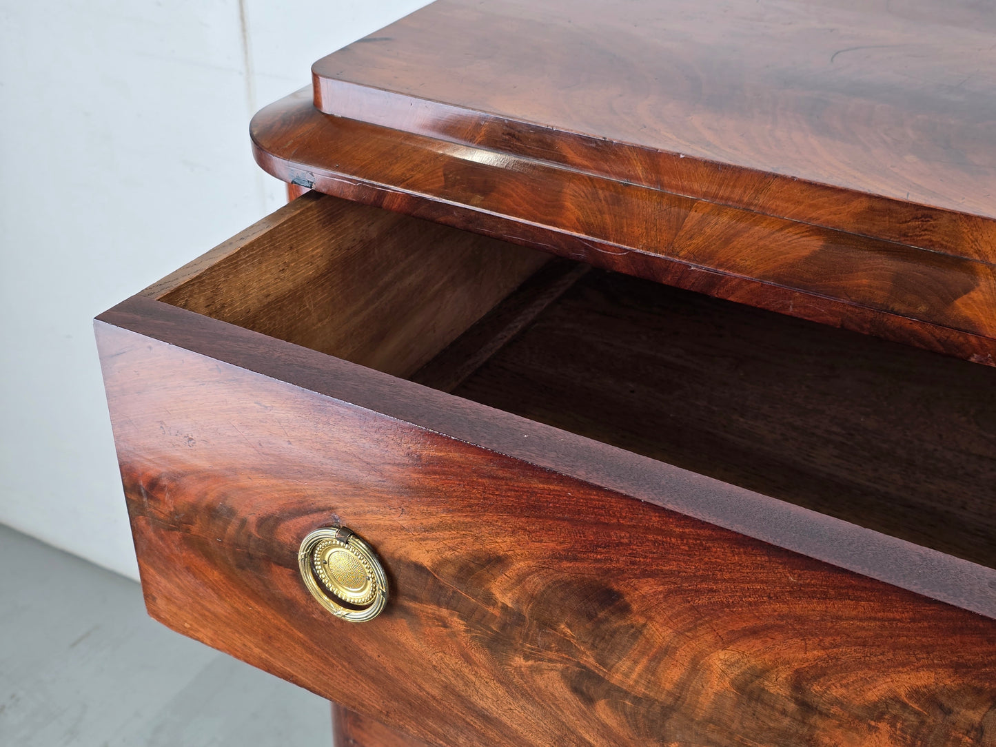 BIEDERMEIER KOMMODE antik nussbaum holz schubladen vintage