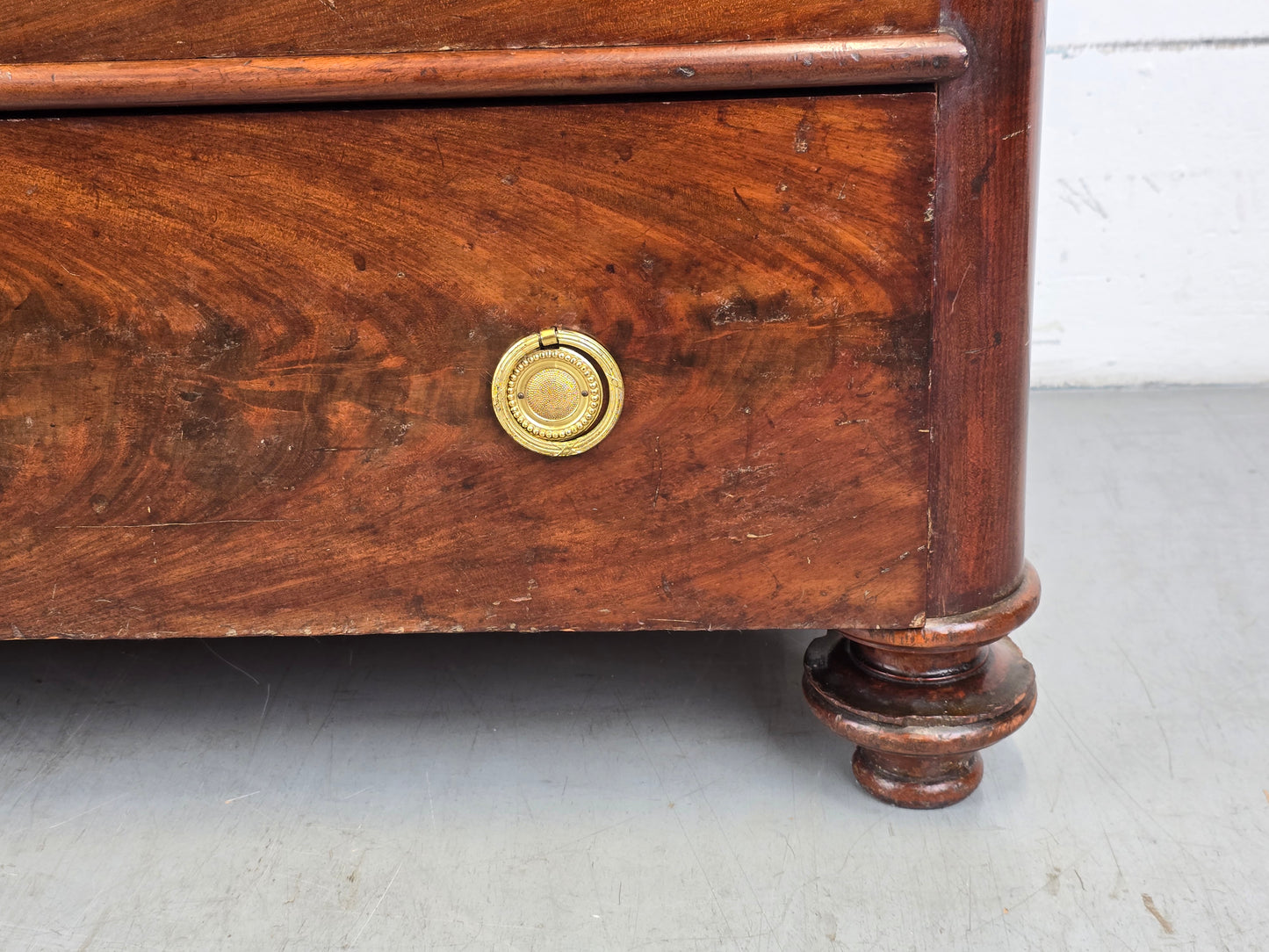 BIEDERMEIER KOMMODE antik nussbaum holz schubladen vintage