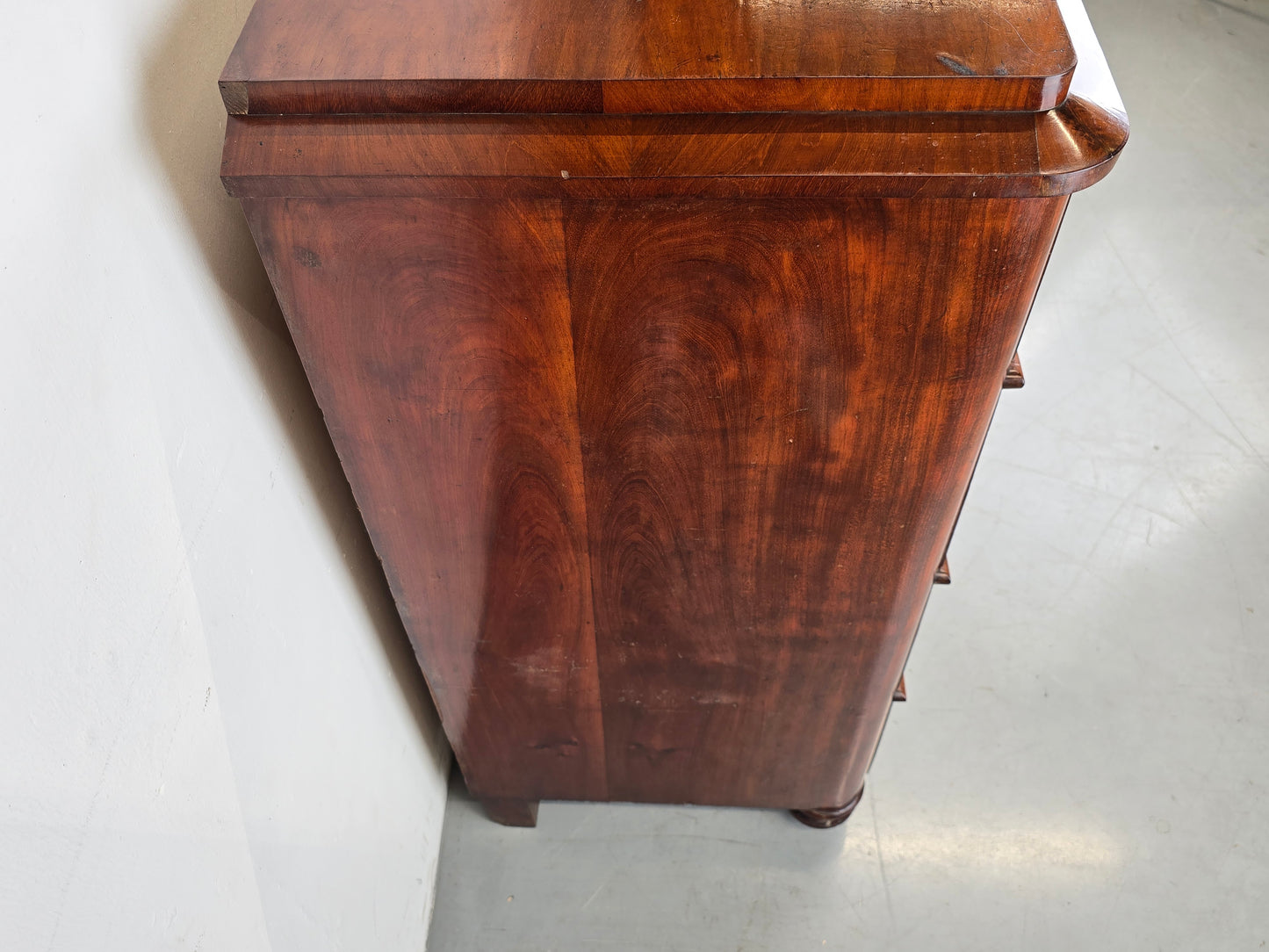 BIEDERMEIER KOMMODE antik nussbaum holz schubladen vintage