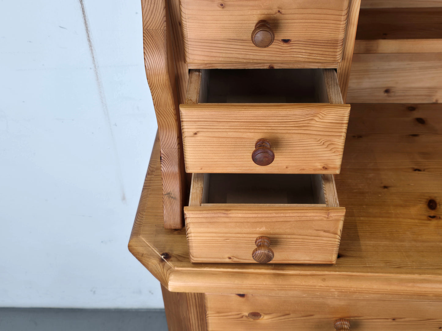 VINTAGE BÜFFET vollholz schrank vitrine küchenschrank holz bauerschrank buffet