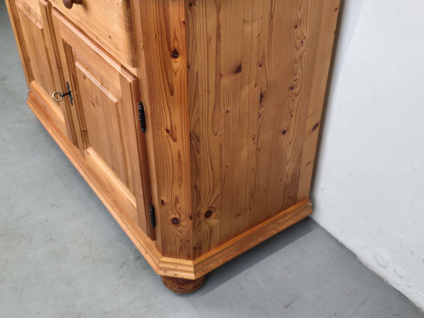 VINTAGE BÜFFET vollholz schrank vitrine küchenschrank holz bauerschrank buffet