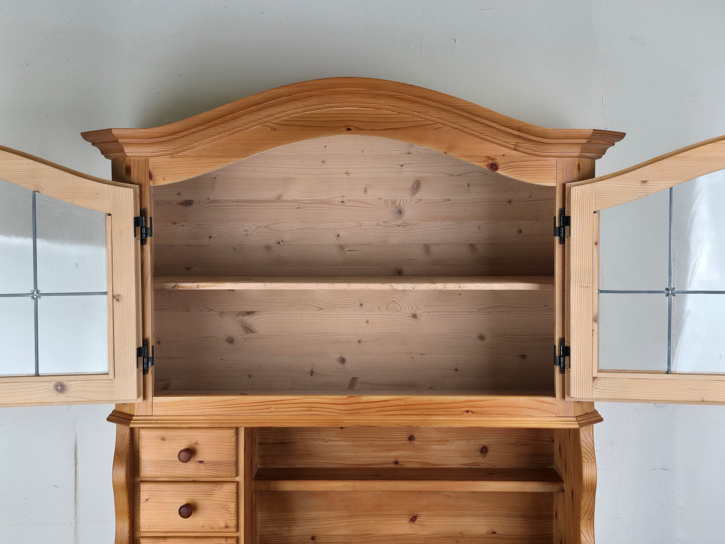 VINTAGE BÜFFET vollholz schrank vitrine küchenschrank holz bauerschrank buffet