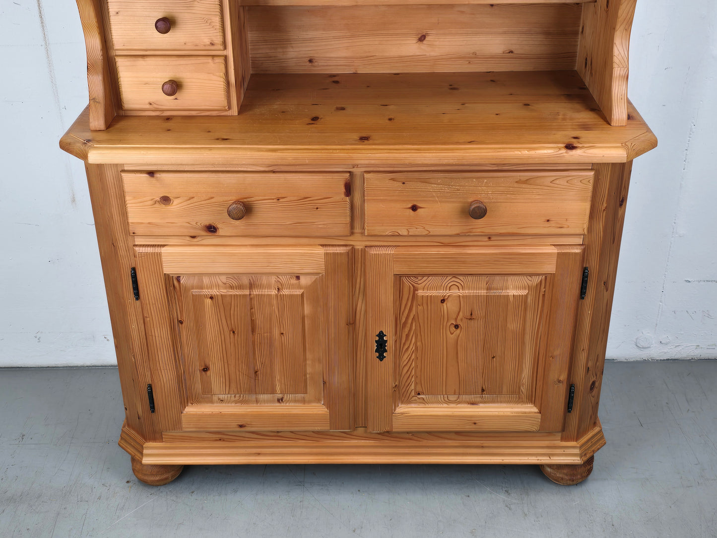 VINTAGE BÜFFET vollholz schrank vitrine küchenschrank holz bauerschrank buffet