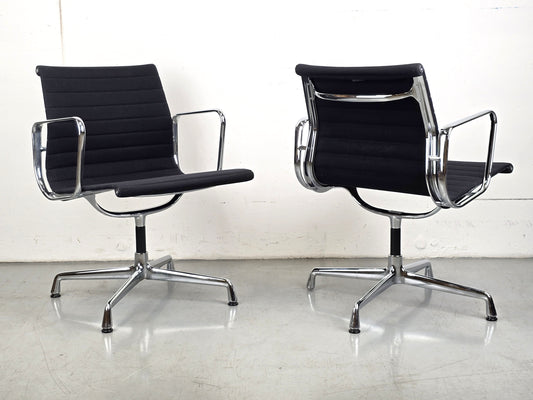 VITRA EAMES STUHL schwarz ea108 bürostuhl Alu chair sessel schwarz Besprechnungsraum Designerstuhl