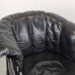 WK MÖBEL LOUNGE STUHL esszimmer esstisch leder schwarz vintage büro schreibtisch