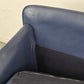 VINTAGE SESSEL leder blau lounge chair tv stuhl designer