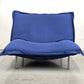 LIGNE ROSET SESSEL sofa couch CALIN vintage pascal mourgue blau sitzsack