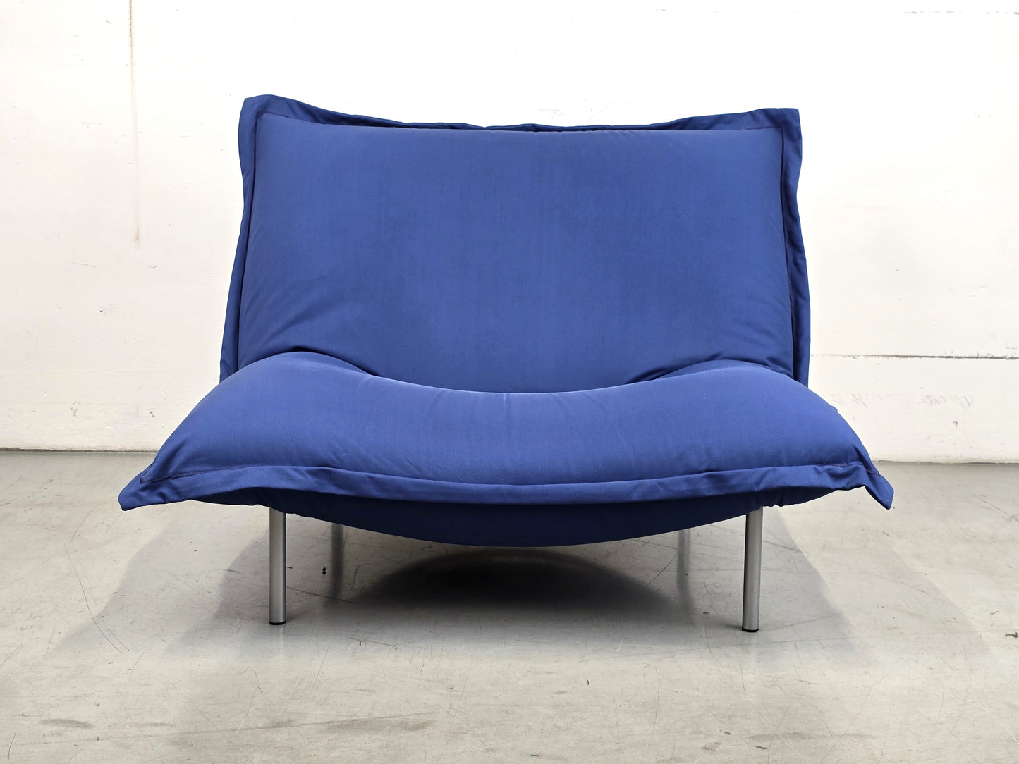 LIGNE ROSET SESSEL sofa couch CALIN vintage pascal mourgue blau sitzsack