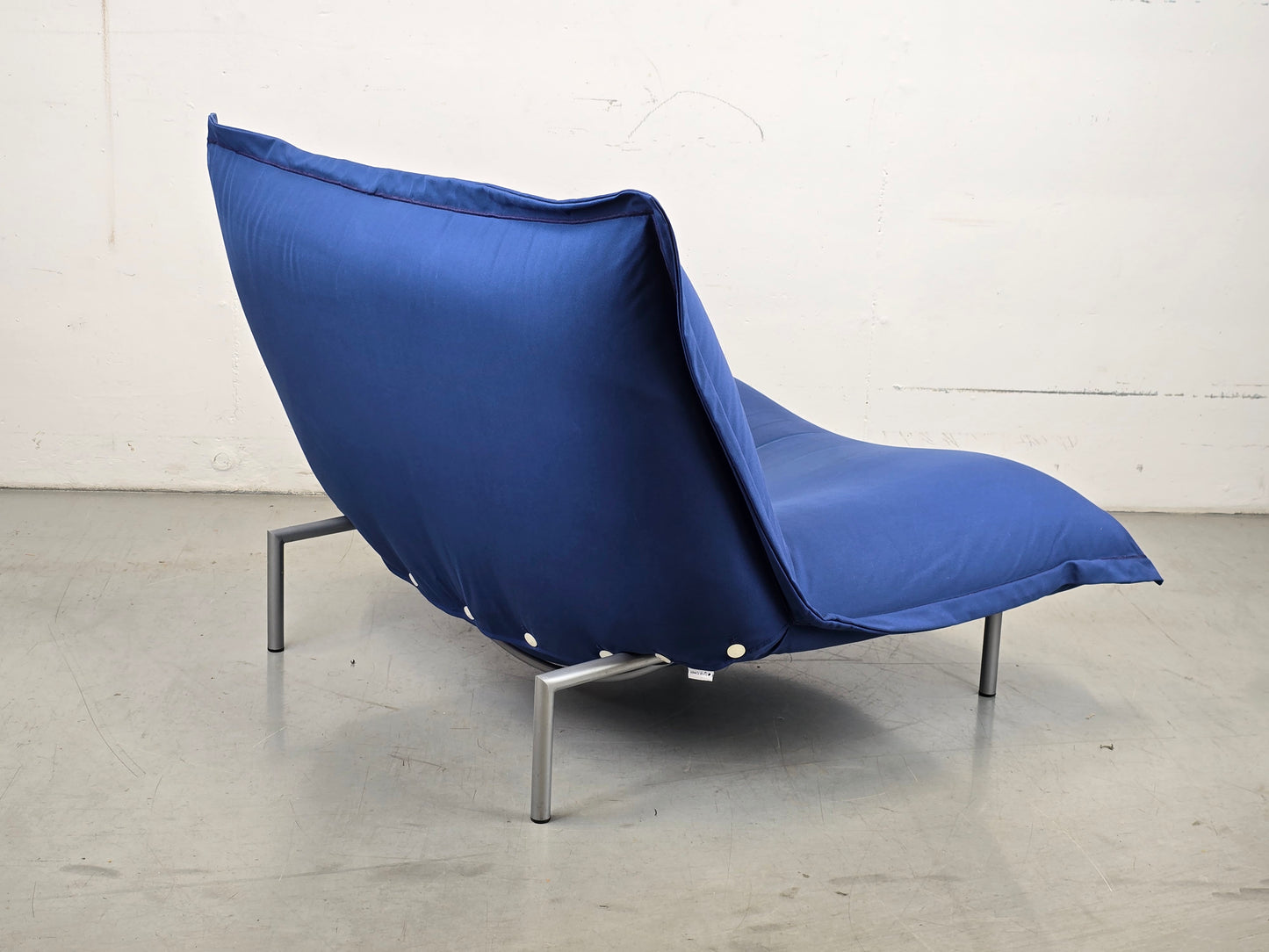 LIGNE ROSET SESSEL sofa couch CALIN vintage pascal mourgue blau sitzsack