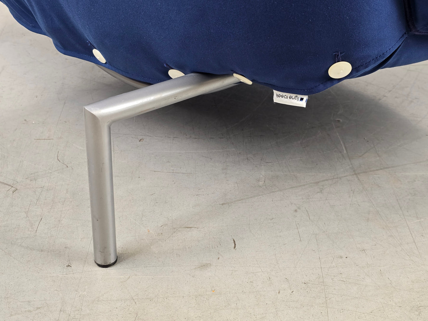 LIGNE ROSET SESSEL sofa couch CALIN vintage pascal mourgue blau sitzsack