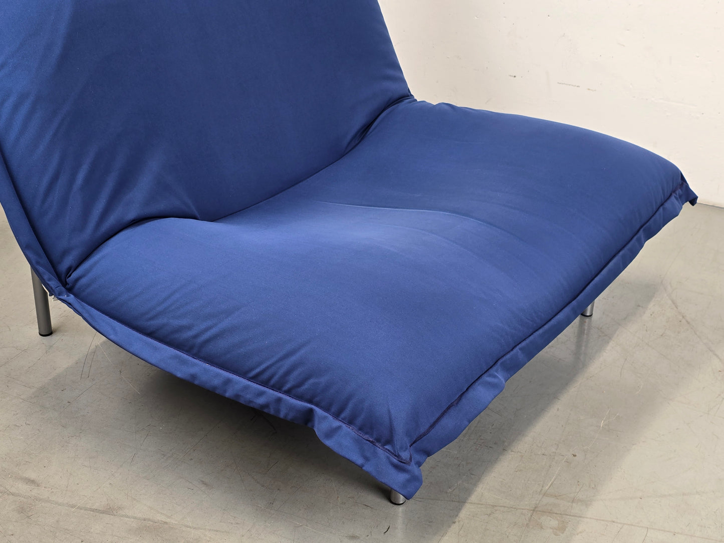 LIGNE ROSET SESSEL sofa couch CALIN vintage pascal mourgue blau sitzsack