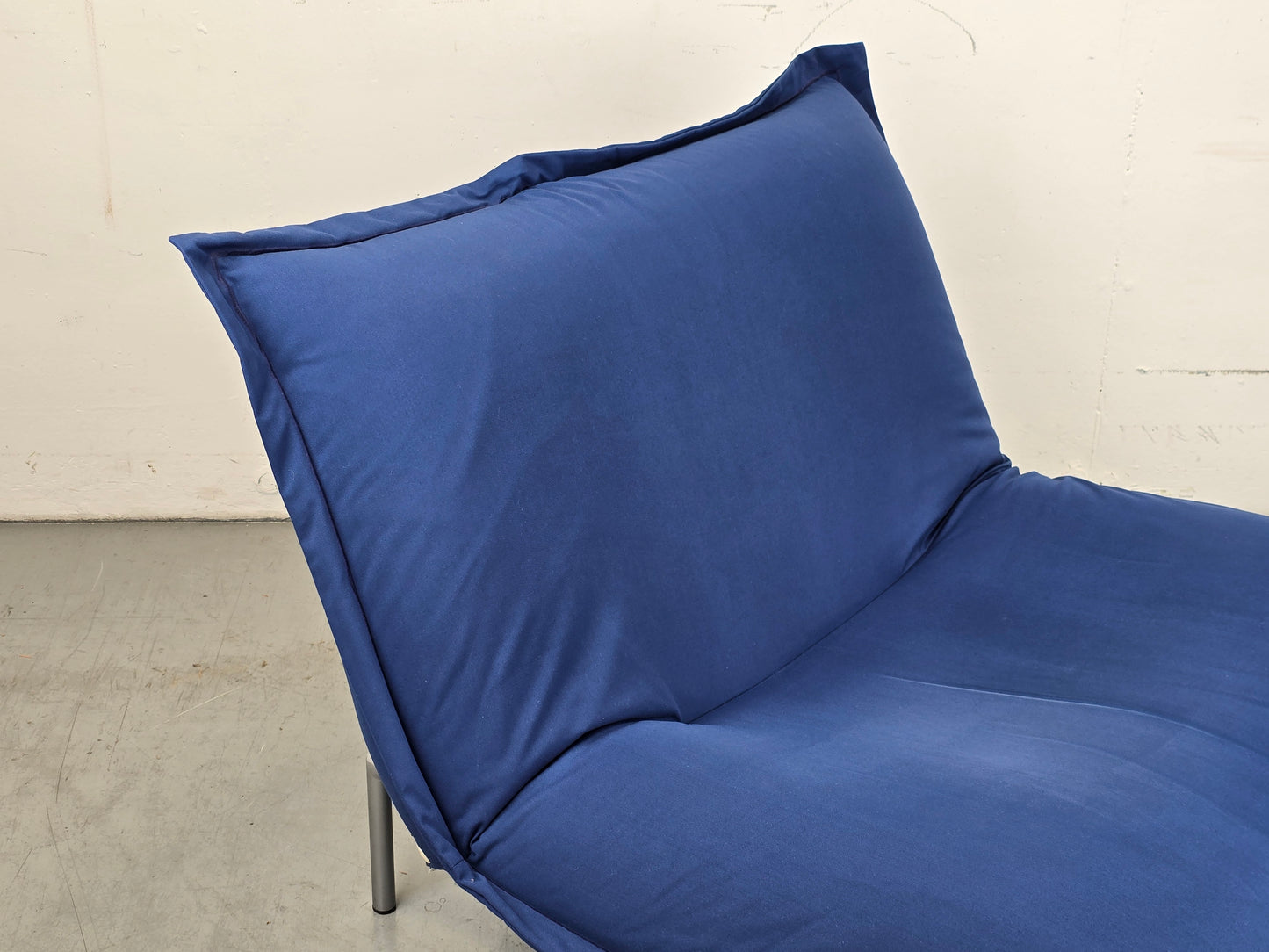 LIGNE ROSET SESSEL sofa couch CALIN vintage pascal mourgue blau sitzsack