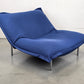 LIGNE ROSET SESSEL sofa couch CALIN vintage pascal mourgue blau sitzsack