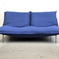 LIGNE ROSET SOFA 2er couch CALIN vintage pascal mourgue blau sitzsack sessel