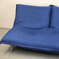 LIGNE ROSET SOFA 2er couch CALIN vintage pascal mourgue blau sitzsack sessel