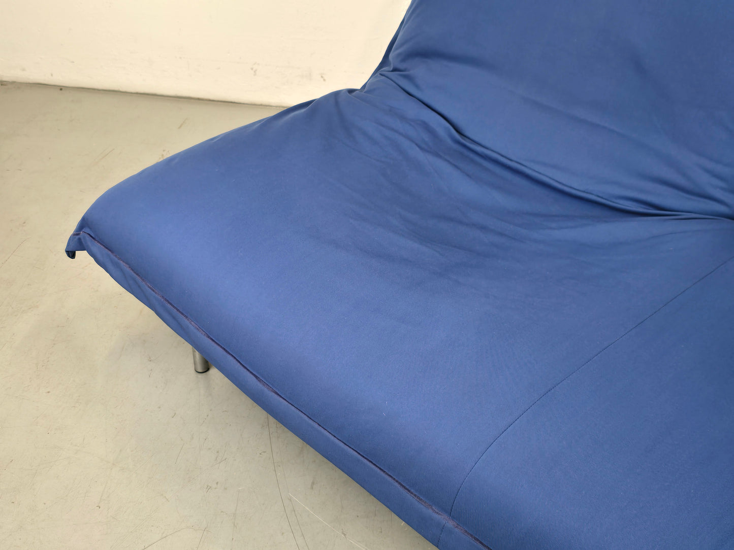 LIGNE ROSET SOFA 2er couch CALIN vintage pascal mourgue blau sitzsack sessel