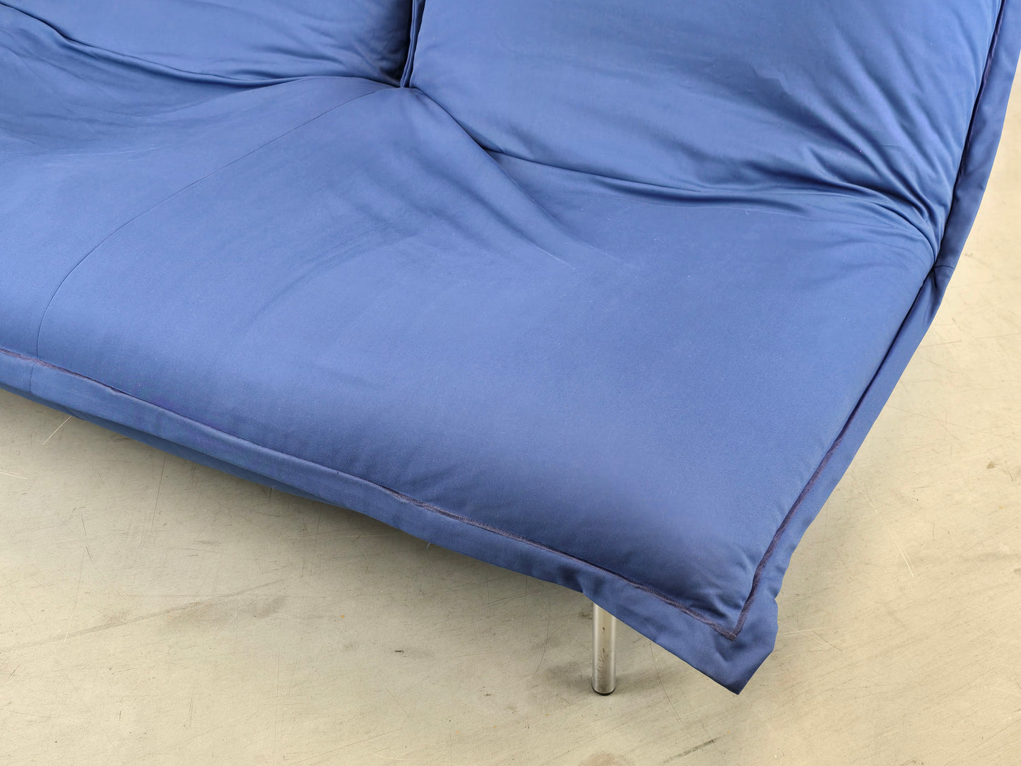 LIGNE ROSET SOFA 2er couch CALIN vintage pascal mourgue blau sitzsack sessel