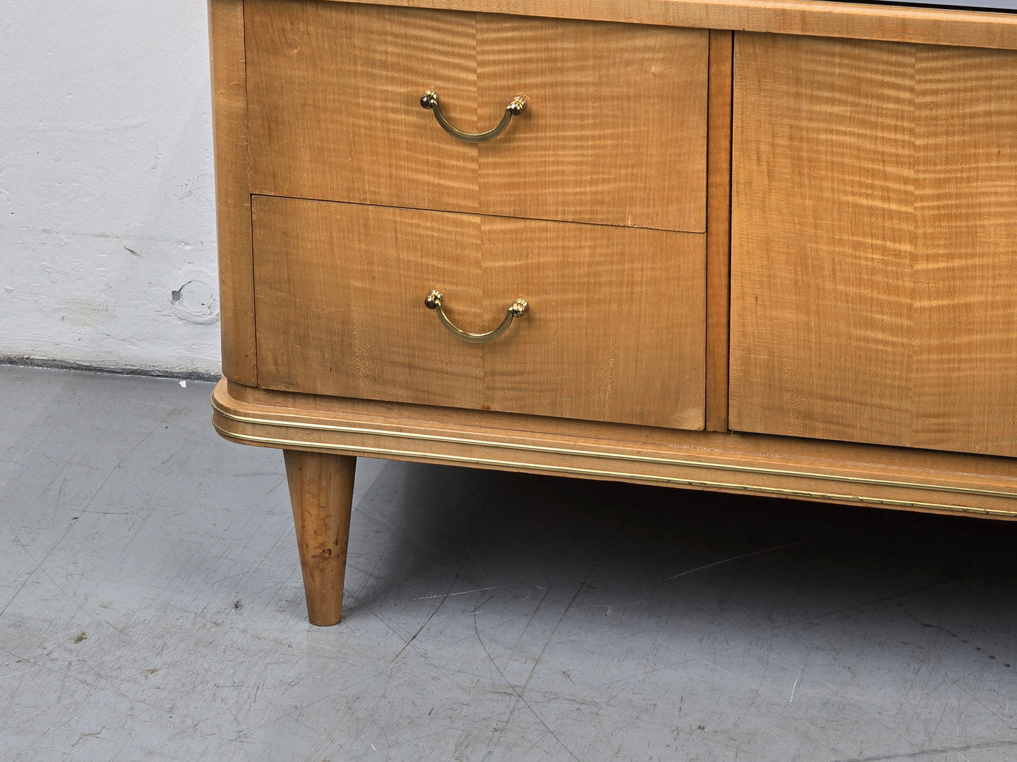 MID CENTURY SIDEBOARD lowboard kommode holz vintage 50er Jahre