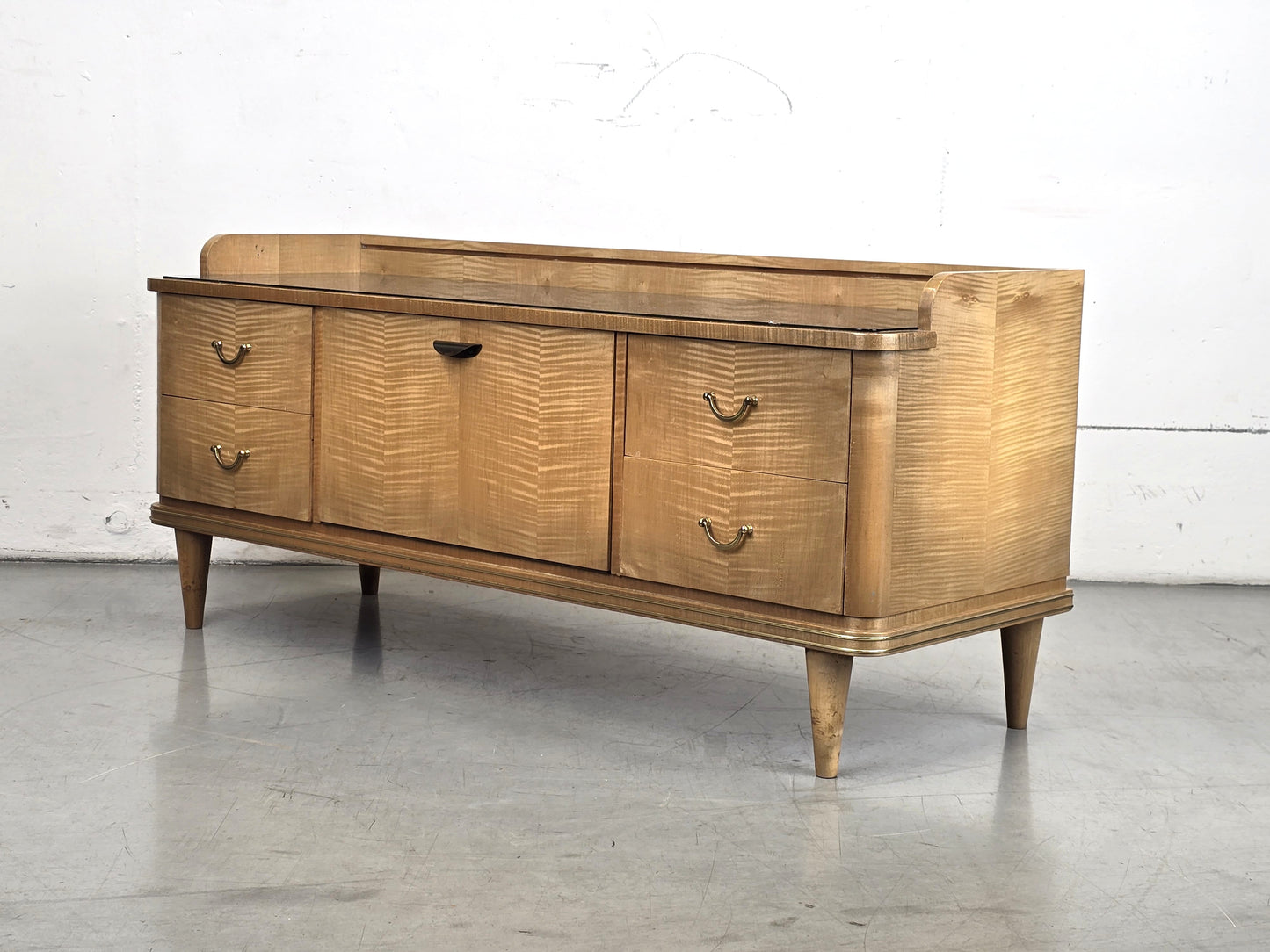 MID CENTURY SIDEBOARD lowboard kommode holz vintage 50er Jahre