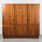 MID CENTURY HIGHBOARD kommode sideboard holz vintage nussbaum 60s