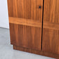 MID CENTURY HIGHBOARD kommode sideboard holz vintage nussbaum 60s