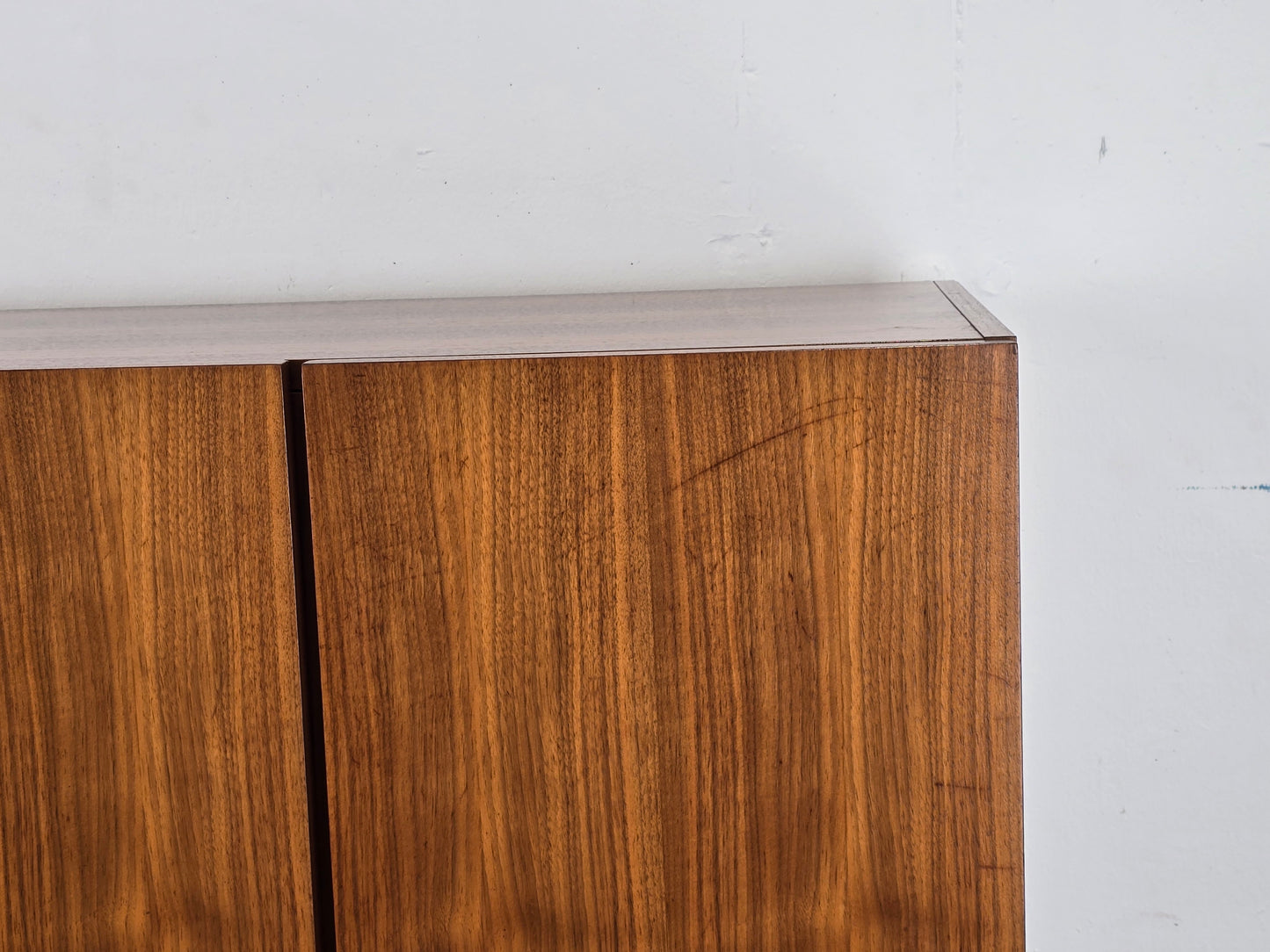 MID CENTURY HIGHBOARD kommode sideboard holz vintage nussbaum 60s