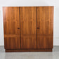 MID CENTURY HIGHBOARD kommode sideboard holz vintage nussbaum 60s
