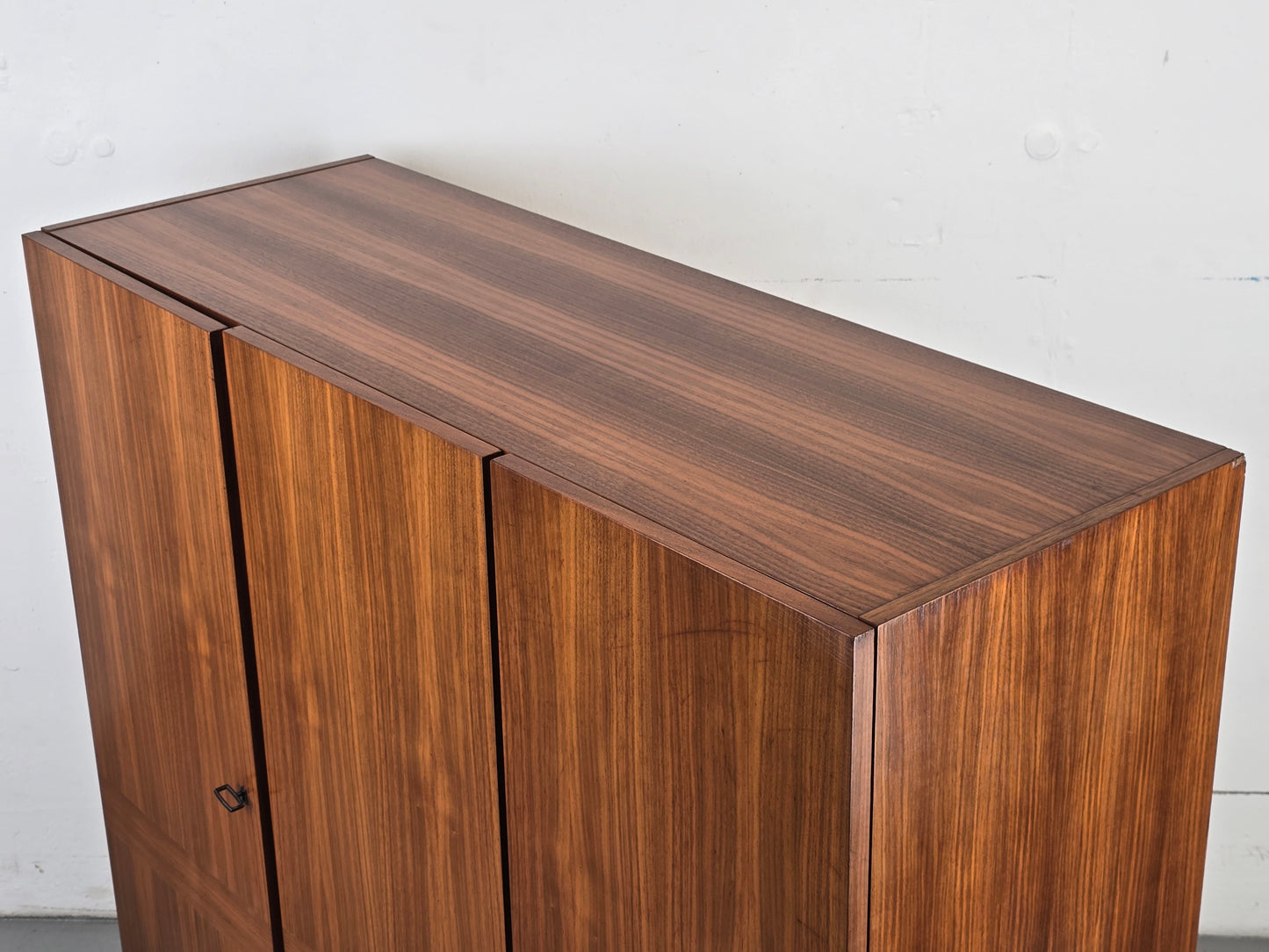 MID CENTURY HIGHBOARD kommode sideboard holz vintage nussbaum 60s