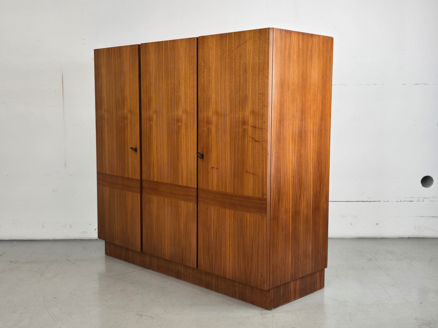 MID CENTURY HIGHBOARD kommode sideboard holz vintage nussbaum 60s
