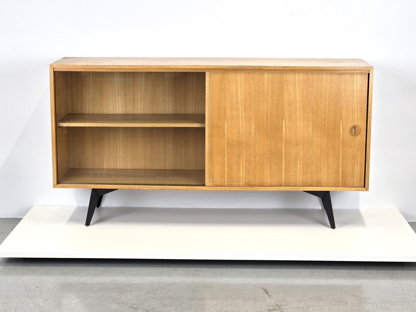 MUSTERRING SIDEBOARD vintage kommode tv board low holz rüster mid century vitrine