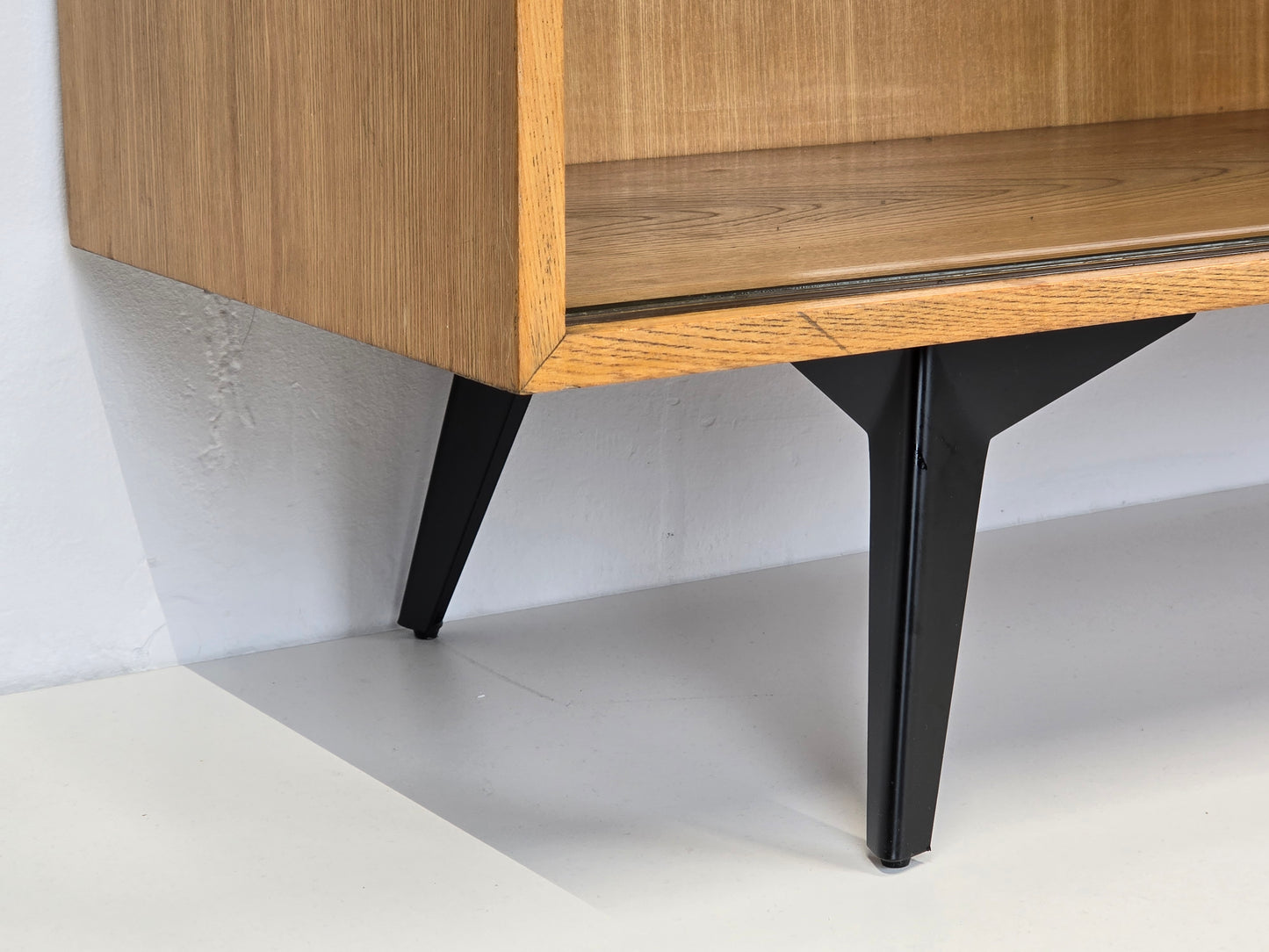 MUSTERRING SIDEBOARD vintage kommode tv board low holz rüster mid century vitrine